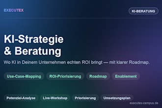 be your ai consultant and build your ai strategy and roadmap