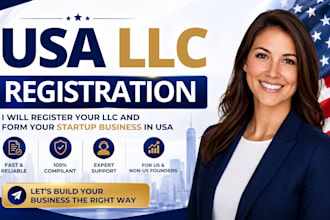 register your llc and form your startup business in USA