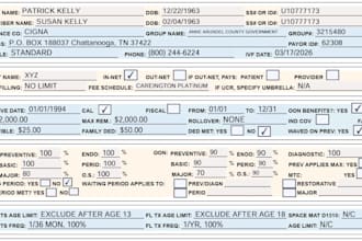 verify dental insurance eligibility and benefits for your patients