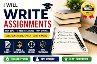write professional assignments and essays