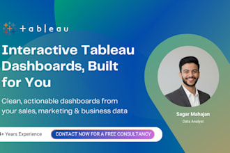 build a tableau dashboard