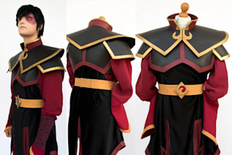 sew cosplay costume evafoam fabric, cosplay clothes, cloaq , foam armors, props