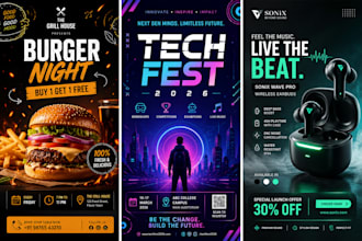 design canva posters and flyers
