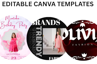 design editable canva template for instagram aesthetic feed