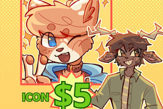 draw cute furry art, your furry oc, fanart or anthro