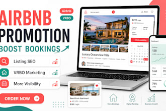 do airbnb promotion airbnb listing SEO vrbo marketing boost bookings