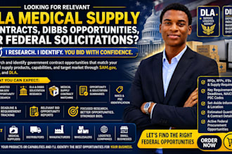 find dla medical supply contracts on samgov and dibbs