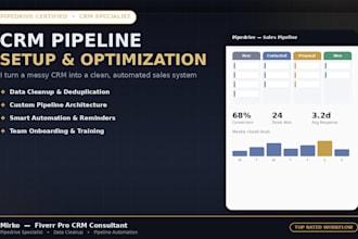pipedrive CRM setup e pipeline optimization