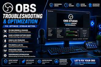 fix obs studio lag, errors, audio, and streaming problems