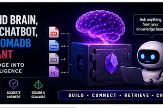 build obsidian second brain paperclip rag chatbot pinecone chromadb qdrant
