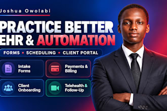 setup practice better ehr, client portal, forms, payments and automation