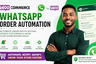 set up woocommerce whatsapp order notifications and automation