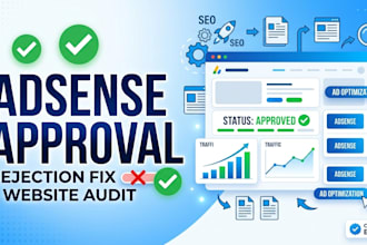 get google adsense approval, fix rejection issues and website errors