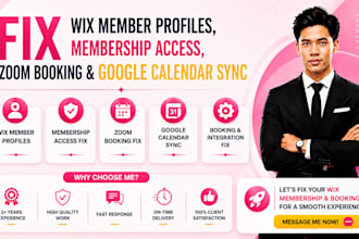 do wix consultation booking, premium membership plans, zoom meeting integration