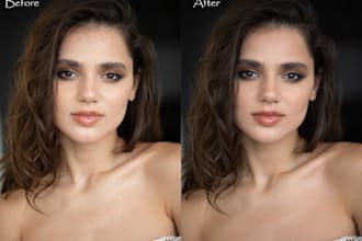 professionaly retouch your portrait photos