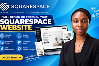 develop and design proffesional squarespace website