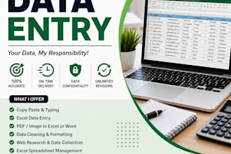 do data entry, excel work, customer support and erp sfa support