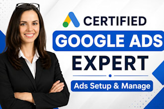 setup and manage your google ads, adwords, PPC ad campaigns