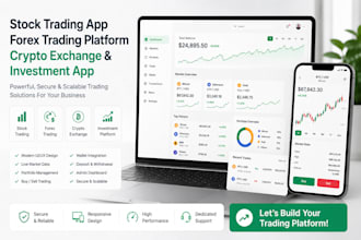 develop stock trading app forex trading platform crypto exchange investment app