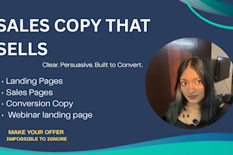 write persuasive sales copy for your landing or sales page