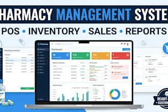 create a pharmacy management and pos system