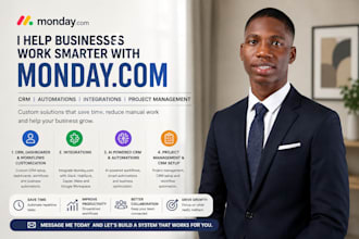 set up monday com project management and workflow automation