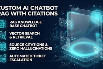 create a custom ai chatbot rag with knowledge base citations