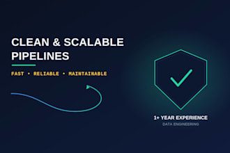 build reliable and scalable data pipelines using python, sql, AWS