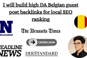 build high da belgian guest post backlinks for local SEO ranking