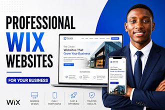 design a custom wix landing page for your online store