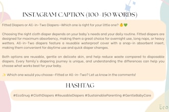 write scroll stopping instagram captions and hashtags