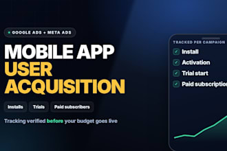 run mobile app user acquisition campaigns on google ads and meta ads