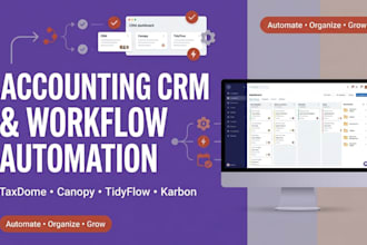 setup taxdome canopy tidyflow karbon accounting CRM and workflow automation