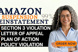 write amazon suspension appeal letter and poa for seller account reinstatement