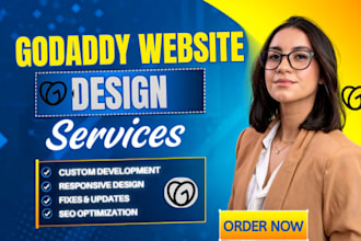 godaddy website redesign godaddy website seo api development landing pages