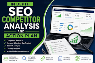 do in depth SEO competitor analysis and action plan