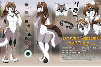 design furry reference sheet furry ref sheet anthro character sheet for fursuit