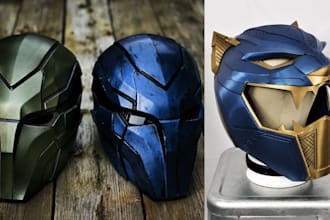 3d print and paint, cosplay masks, helmets, armor and props