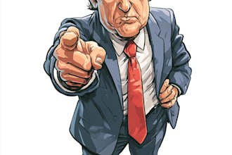create digital political cartoon for political cartoon