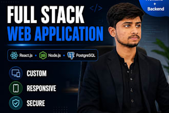 build a full stack web application with react node js
