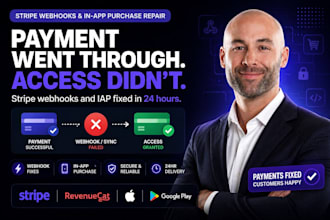fix stripe webhook errors and revenuecat in app purchase subscriptions