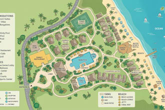 create custom wayfinding maps for malls, resorts, parks, and businesses