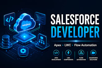 build custom salesforce apex, lwc, and flow automation