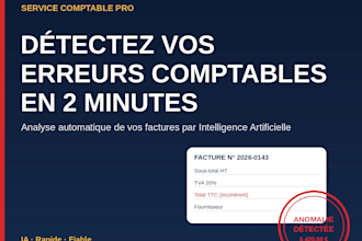 detect anomalies and errors in your accounting invoices