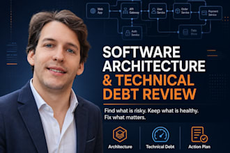 review your software architecture and technical debt