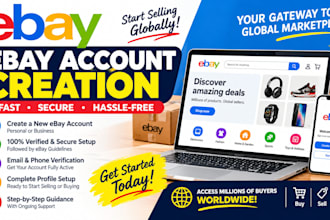 do ebay account creation ebay store setup account creation ebay marketing seo
