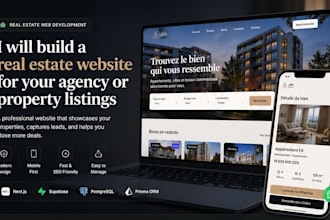 build a real estate website for your agency or property listings