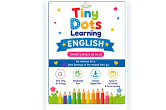 creat small letters dots practice worksheet