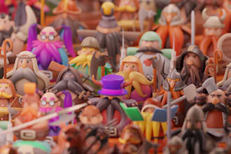 create high quality mobile game assets for your project