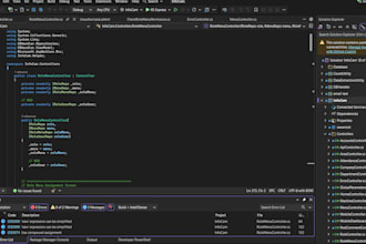 fix asp net core c sharp mvc web API and sql server bugs